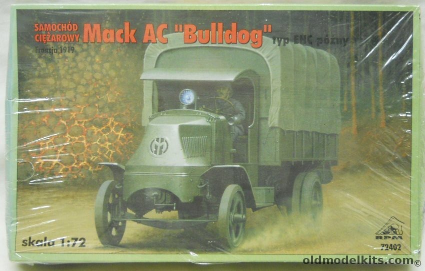 RPM 1/72 Mack AC Bulldog, 72402 plastic model kit